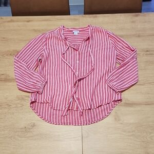 Striped Pink Blouse